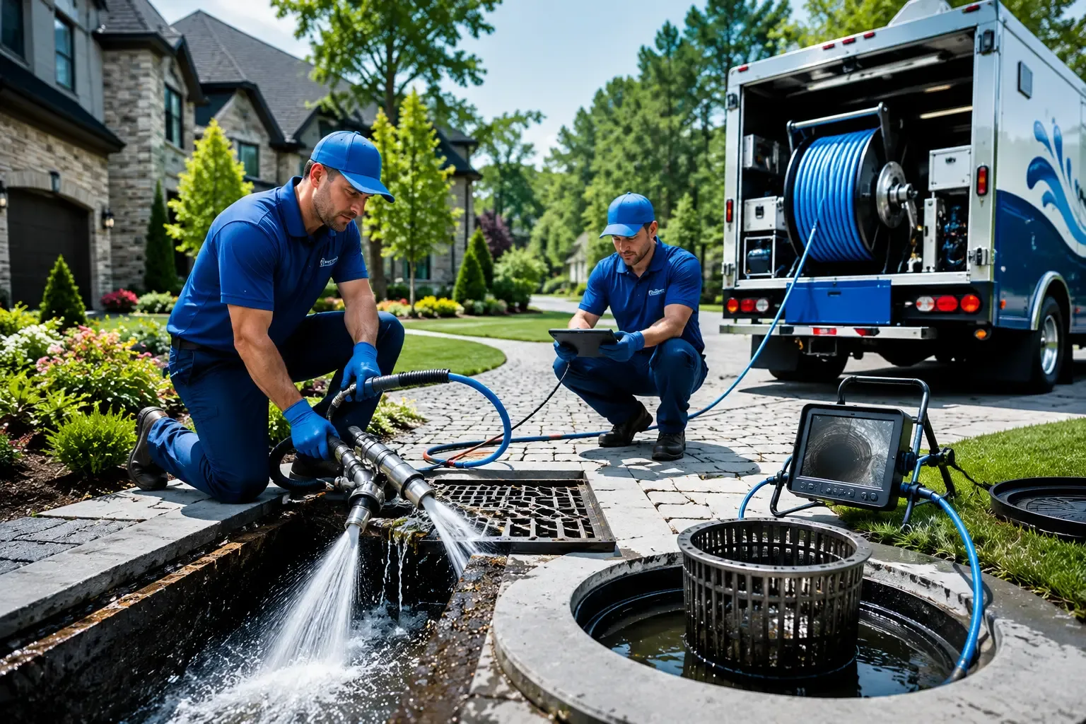 Local outdoor drain cleaning professionals in Quaker Hill, CT